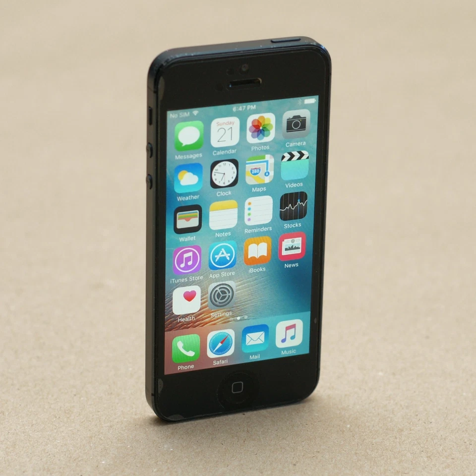 Apple iPhone 5 A1428 16GB черный и сланец iOS 9.1 GSM AT&T - Изображение 1 из 4