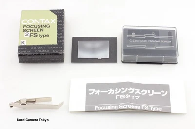 [Unused] Contax FS-6 Grid Mat Forcuasing Screen for RTS II From JAPAN - Image 1 of 4