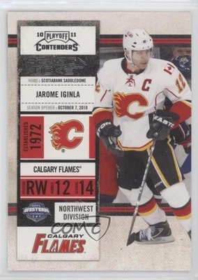 2010-11 Panini Playoff Contenders Jarome Iginla #43 HOF - Image 1 of 2