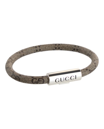 Bracciale Gucci Unisex Adulto Marchio GG Supreme