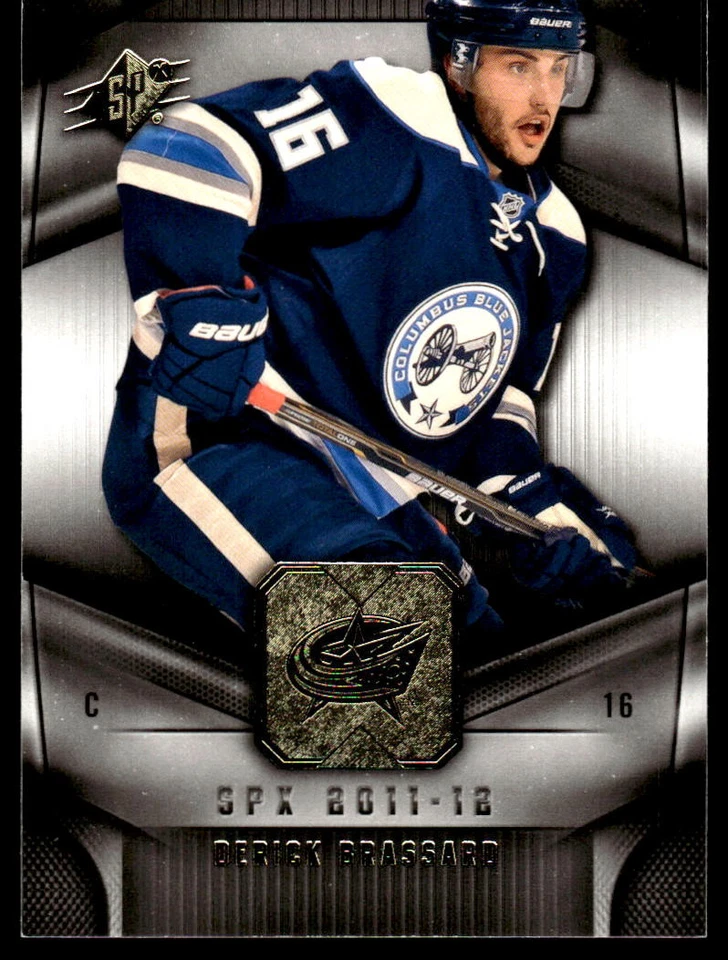 2011-12 SPx #72 Derick Brassard Columbus Blue Jackets Hockey Card - Image 1 of 2