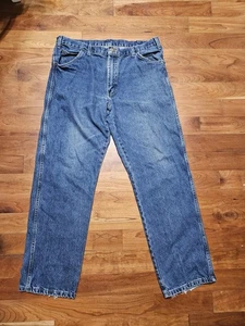 Dickies Work Wear Denim Jeans RN20697 Medium Wash Sz 38 x 34 - Picture 1 of 16