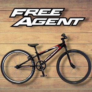 FREE AGENT BMX SPEEDWAY MINI 20" RACE BIKE BLACK/RED - Picture 1 of 1