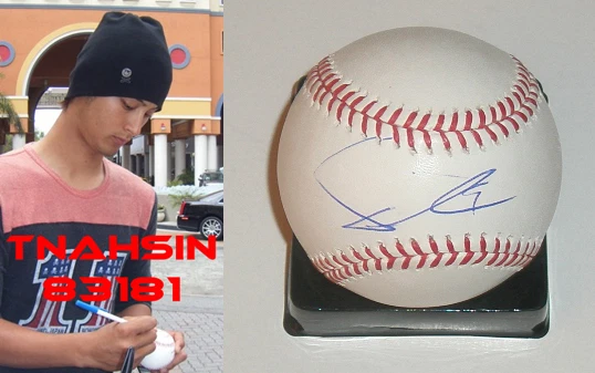 YU DARVISH AUTÓGRAFO ASSINADO OFICIAL ML BEISEBOL SAN DIEGO PADRES JAPÃO - Imagem 1 de 1