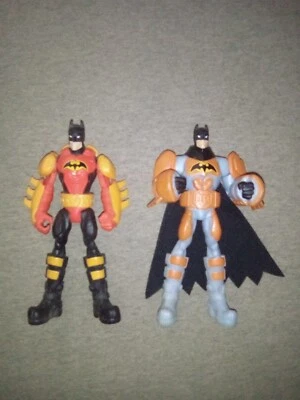 Lote de figuras de acción Blaze Buster Batman, Power Punch Batman 6" 2011 Mattel  Foto 1 de 4