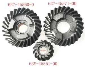 6E7-45560 63V-45551 6E7-45571 Gear Set For Yamaha Outboard Motor 15HP 9.9HP 2T - Picture 1 of 10