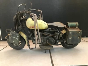Hand Made Metal Harley-Davidson Style Classic Motorcycle Model - Picture 1 of 10