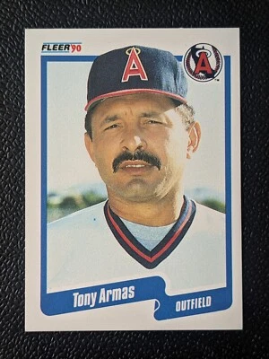 1990 Fleer Baseball - #126 Tony Armas - Angels - Image 1 of 2