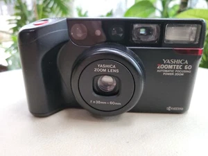 YASHICA ZOOMTEC 60 Automatic Focusing Power Zoom 35mm camera. PARTS! - Picture 1 of 7