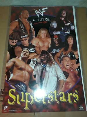 Póster de colección The Rock Austin DX Mankind Undertaker WWF RARO 1999 Funky #3457 Foto 1 de 4