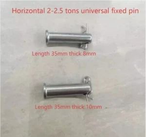 Pin fijo universal de 2 piezas para accesorios de conector horizontal de 2-2,5 toneladas - Imagen 1 de 2