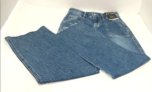 Art Class Girl's Size 7 High Rise Baggy Straight Jeans Relaxed Hip and Thigh - Picture 1 of 12