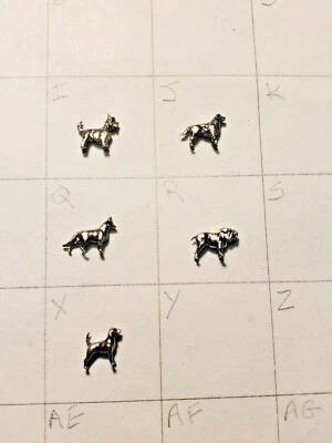 Origami Owl Charms, Sterling Silver Dogs, Buy 4+ for 50% off, - Image 1 of 4