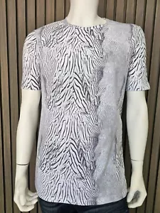 Alexander McQueen Underwear Mens TShirt Top size USA XL Colour Grey Print - Picture 1 of 5