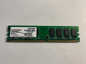 Patriot 1 x 1 GB (1 GB Total) PC2-6400 DDR2 RAM (PSD22G800K) - Picture 1 of 2