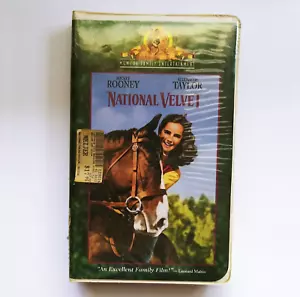 National Velvet VHS Video Tape 1944 Elizabeth Taylor Rooney Clamshell NEW SEALED - Imagen 1 de 3
