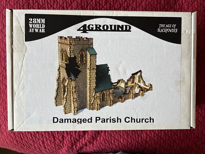 Terrain: Damaged Parish Church - World at War/Age of Blackpowder (28S-WAW-140D) - Image 1 of 2