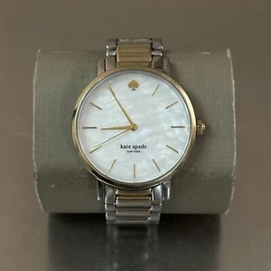 Kate Spade Women's Watch Date Analog Quartz Gold + Silver Tone 6 inch 34 mm - Picture 1 of 15