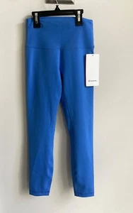 Lululemon Wunder Train High-Rise Ajustado 25" Retirado Azul Nilo / Talla 4 - Imagen 1 de 3