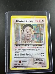 Carta Pokemon Clayton Bigsby - Chappelle Show laminata rigida - Foto 1 di 2