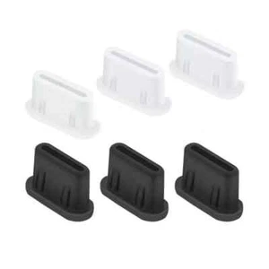 3x Silikone Dust Plug Type C Port Protectors USB-C Staubschutz Kappe - Bild 1 von 10