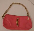 Juicy Couture Pink Genuine Leather Baguette / Mini Bag Purse Handbag
