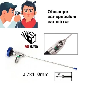 Carejoy  0° 2.7x110mm Endoscope Otoscope Connector Endoscopy Equitment//~us~ - Picture 1 of 12