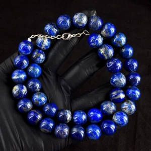 20 Inches Awesome Massive Blue Lapis Lazuli 710. Cts Beaded Necklace VK 22 E691 - Picture 1 of 5