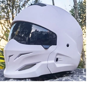 Modular Motorcycle Helmet Full face Street Bike Open Face Helmet DOT Bluetooth  - Picture 1 of 20