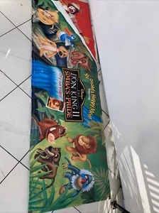 Vtg 1998 Lion King II X McDonald’s Promo Banner Happy Meal 91x30 Inches 90s Rare - Picture 1 of 8