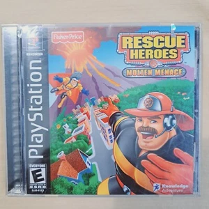 Playstation 1 Rescue Heroes Molten Menace Fisher Price - Picture 1 of 4