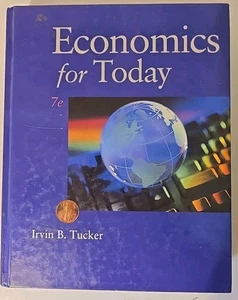 Economics for Today Hardcover Irvin B. Tucker 7e. Pre-owned - Imagen 1 de 6