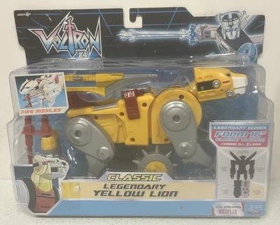 Figura de acción Playmates Voltron Classic Legendary Yellow Lion 1984 2024 Foto 1 de 4