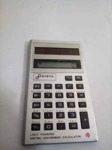 DISTA Metric Conversion Light Powered Calculator FREE SHIPPING - Picture 1 of 1
