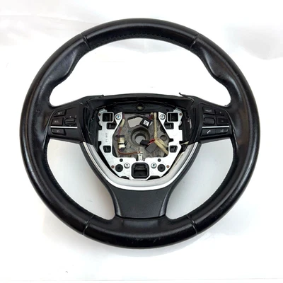 Оригинальный руль 10–16 BMW 535i 760 550 528 32336790888 черный для схода с полосы движения - Изображение 1 из 4