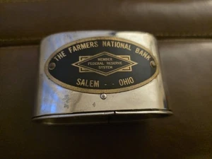 The Farmers National Bank Member Federal Reserve System Salem Ohio Piggy Bank - Picture 1 of 4