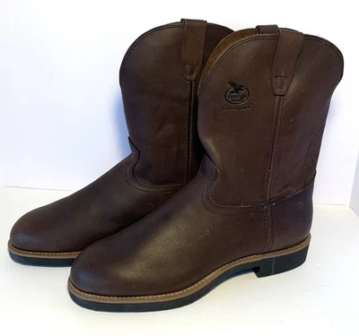 Georgia Botas de Trabajo Cuero Marrón 13W Western Antideslizante Granja y Rancho Foto 1 de 4