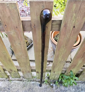 Traditional Irish Crafted from Blackthorn Walking Stick . Natural Knob Handle. - Picture 1 of 5