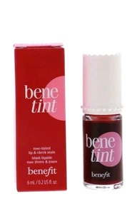 Benefit BENETINT Mancha de labios y mejillas teñida de rosa 0,2 fl oz / 6 ml nueva en caja - Imagen 1 de 1
