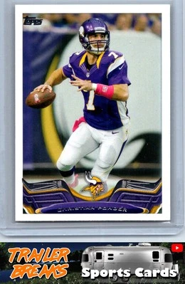 2013 Topps #328 Christian Ponder - Image 1 of 2