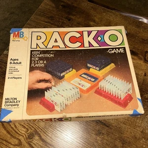RACK-O Gioco di Carte - Milton Bradley 1978 Vintage - Foto 1 di 4