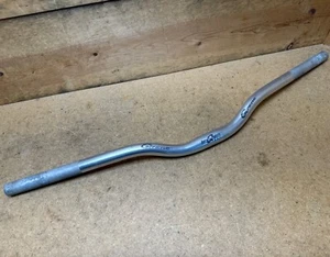 Vintage Qranc Herqules Bar Riser Handlebar Anodized Silver 700mm x 25.4mm MTB - Picture 1 of 12