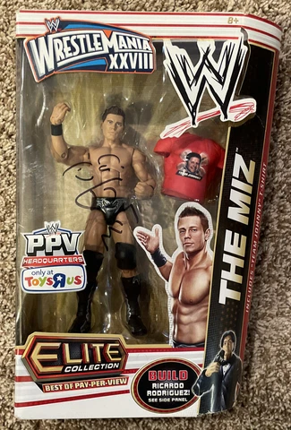 WWE - THE MIZ - WRESTLEMANIA XXVIII 28 RODRIGUEZ *AUTOGRAPH* *SIGNED* MIB Retro Cover