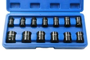 Us Pro 14 Pièces Métrique 1cm Douille Impact Léger Set 7-19mm B1365 - Picture 1 of 2