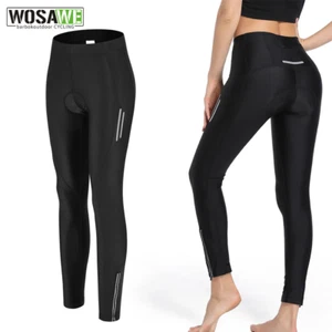 WOSAWE Womens Cycling Pants 3D Gel Padded Breathable Tights Trousers Road Bike - Picture 1 of 12