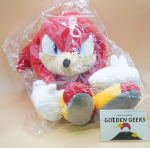 SEGA SANEI Knuckles Plush Doll SONIC THE HEDGEHOG JAPAN NEW - Picture 1 of 13