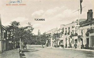 Early EPPING High Street Looking North Epping ESSEX Charles Martin Postcard - Picture 1 of 2