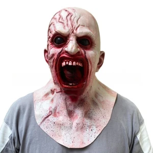 Walking Dead Zombie Walker Scary Horror Mask for Halloween Cosplay Party Costume - Picture 1 of 4