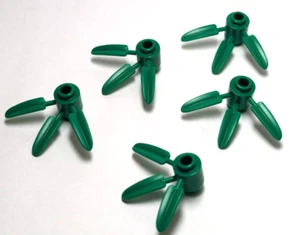 Lego - Pflanzen - 5 Stück - grün, 3 Blätter - Bild 1 von 1