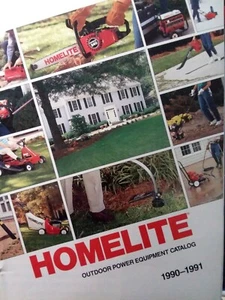 Homelite 1990 Power Outdoor Prato Giardino Attrezzature Colore Vendita Opuscolo Manuale - Foto 1 di 1